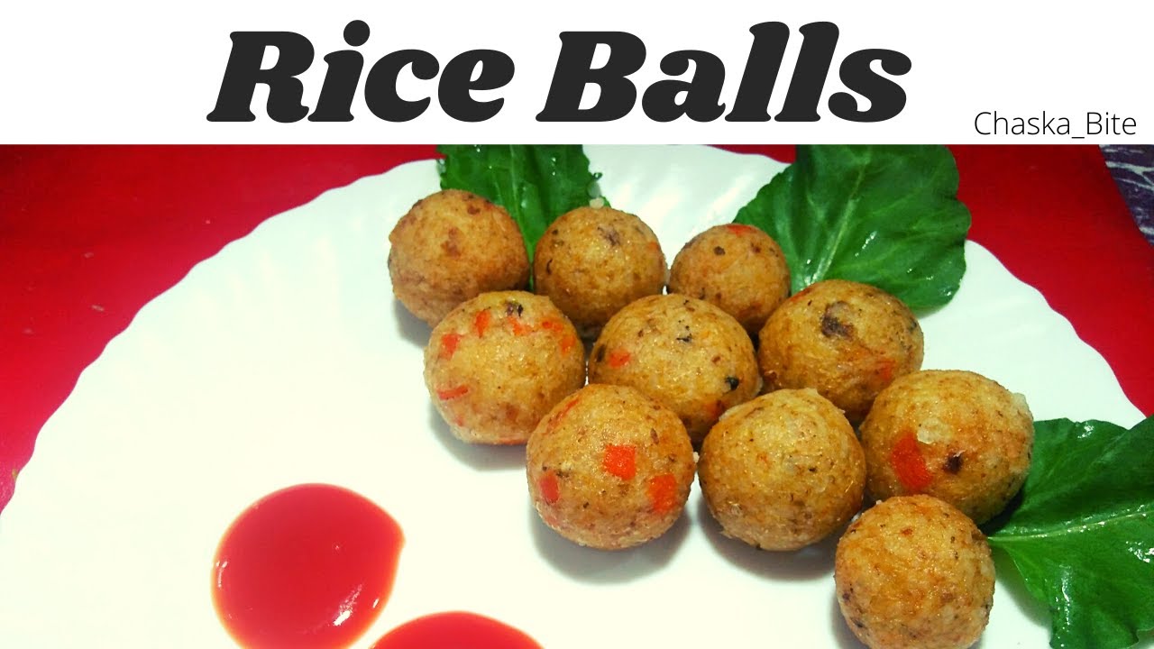 Rice Balls | Rice Balls Recipe | How To Make Rice Balls Recipe ? | Rice Balls Recipe In Urdu,English