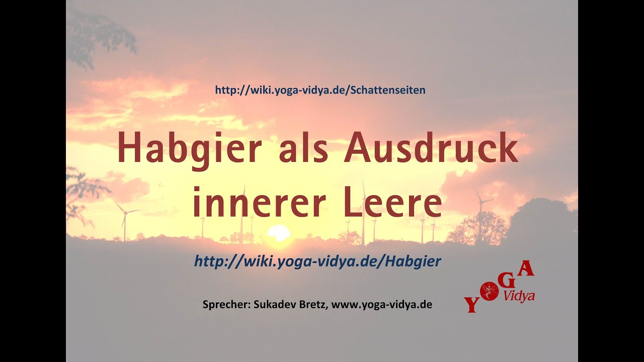 Habgier als Ausdruck innerer Leere - Pers&ouml;nlichkeits-Lexikon