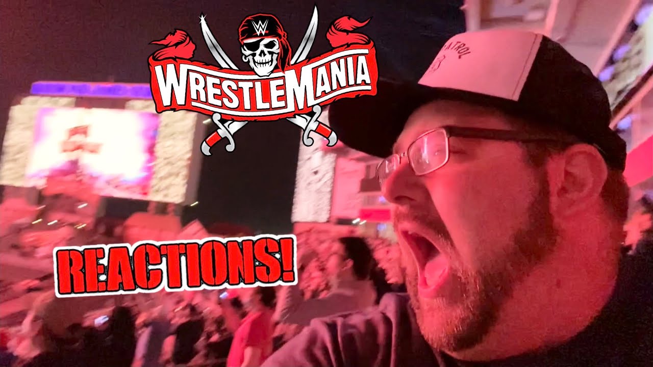WRESTLEMANIA Night 2 в прямом эфире. ЯРОСТНЫЕ РЕАКЦИИ НА ЭТУ БЕЗУМНУЮ КОНЦОВКУ На стадионе Raymon...