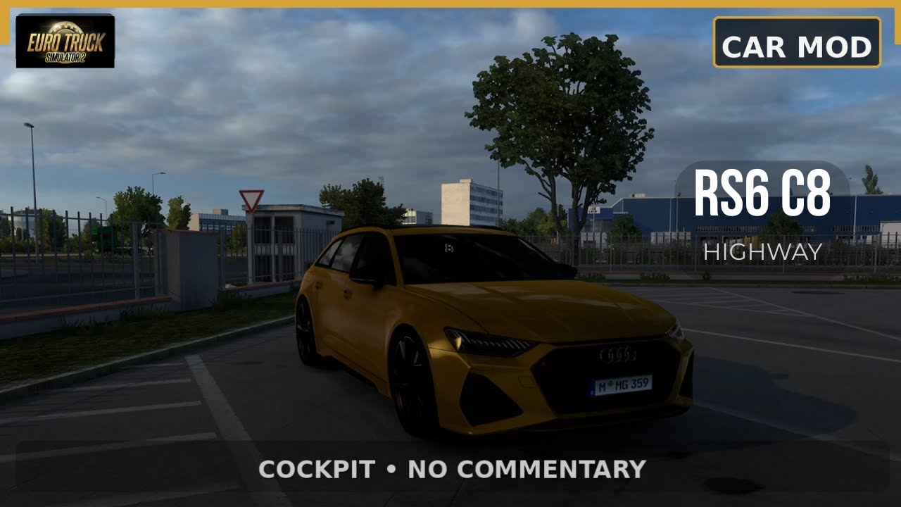 ETS2 Audi RS6 C8 Drive: Magdeburg to Warsaw (Cockpit View • No Commentary)
