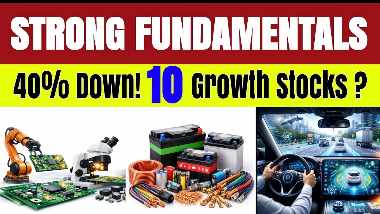 10 Fundamentally Strong Smallcap Stocks in 40% Correction !