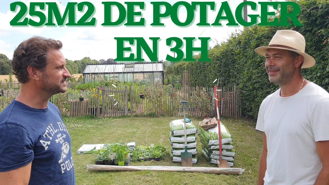 (2/5) Implantation d’un potager en 3h