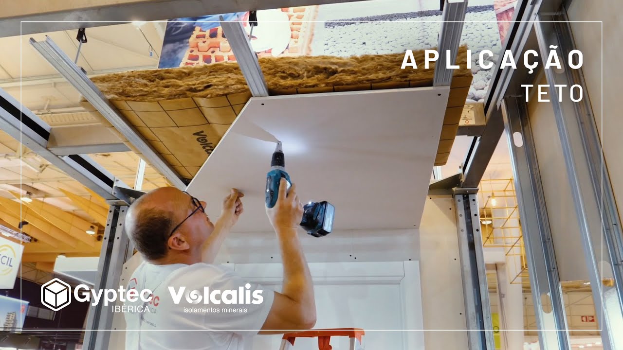 Gyptec &ndash; Aplica&ccedil;&atilde;o de teto