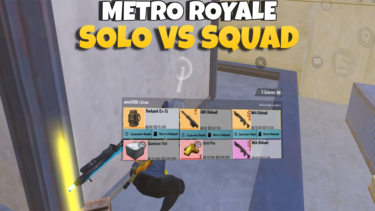 Metro Royale SOLO vs SQUAD🔥Best Gameplay! Cleaned the Map Alone&rdquo;