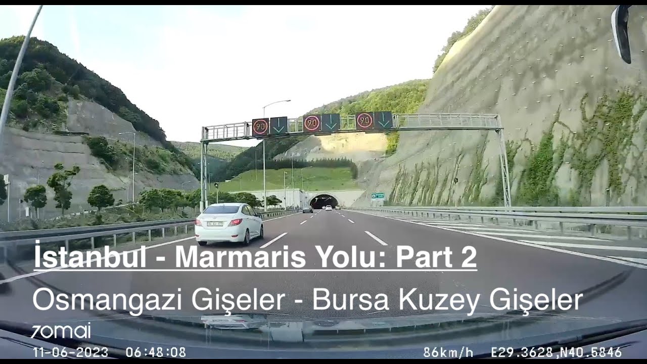 Osmangazi Köprüsü Gişeler - Bursa Kuzey Gişeler | İstanbul - Marmaris Yolu Part 2