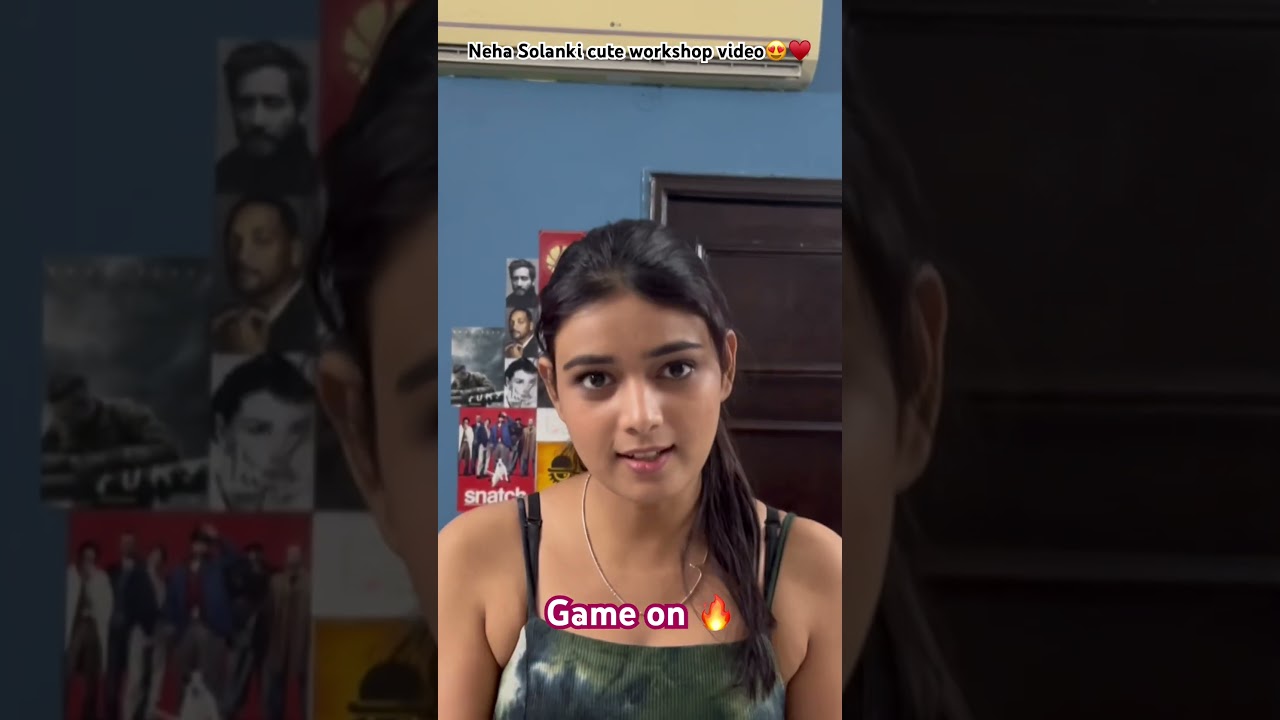 Neha Solanki cute video 😍&hearts;️ | GAME ON #trending #gameon #viral #youtubeshorts #music #bollywood