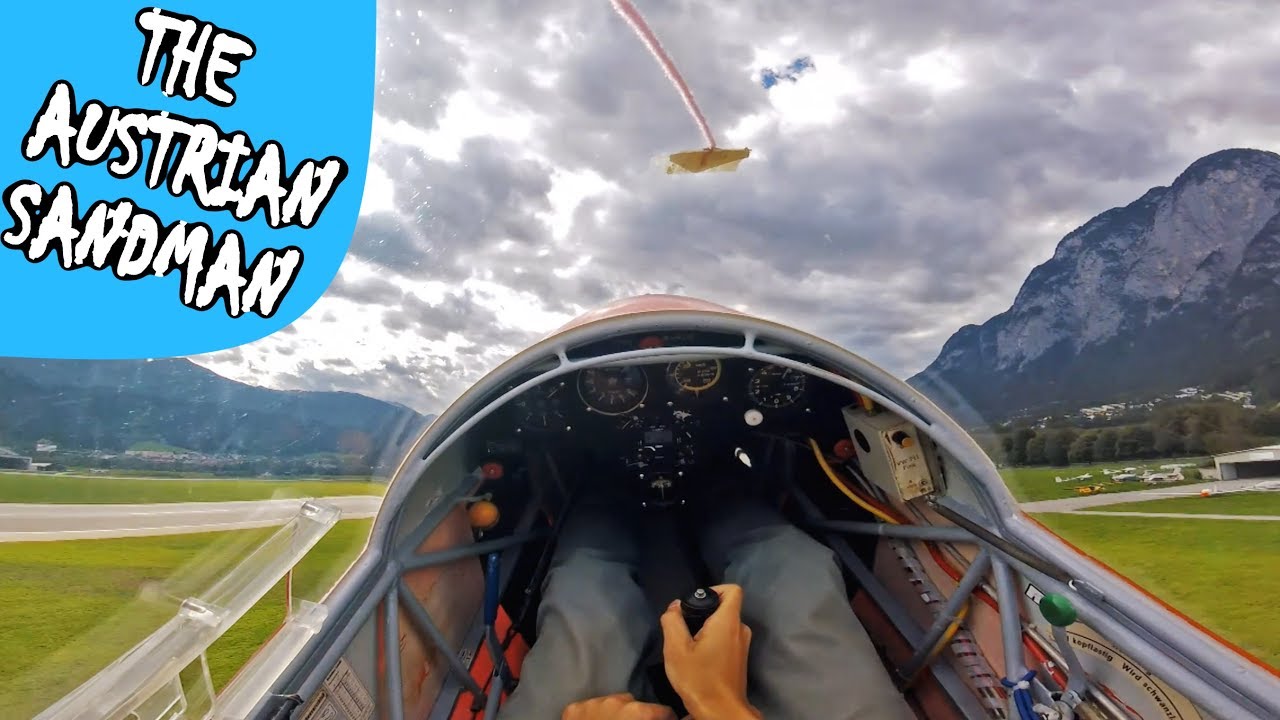 WINDENSTART Segelflug | LOWI Innsbruck | Start und Landung mit KA-8 [GoPro POV]