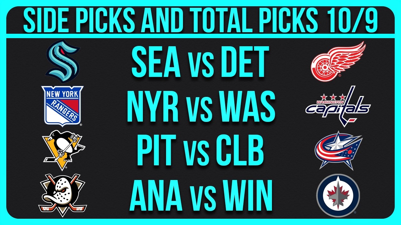 FREE NHL Picks Today Friday 10/9/26 NHL Picks and Predictions
