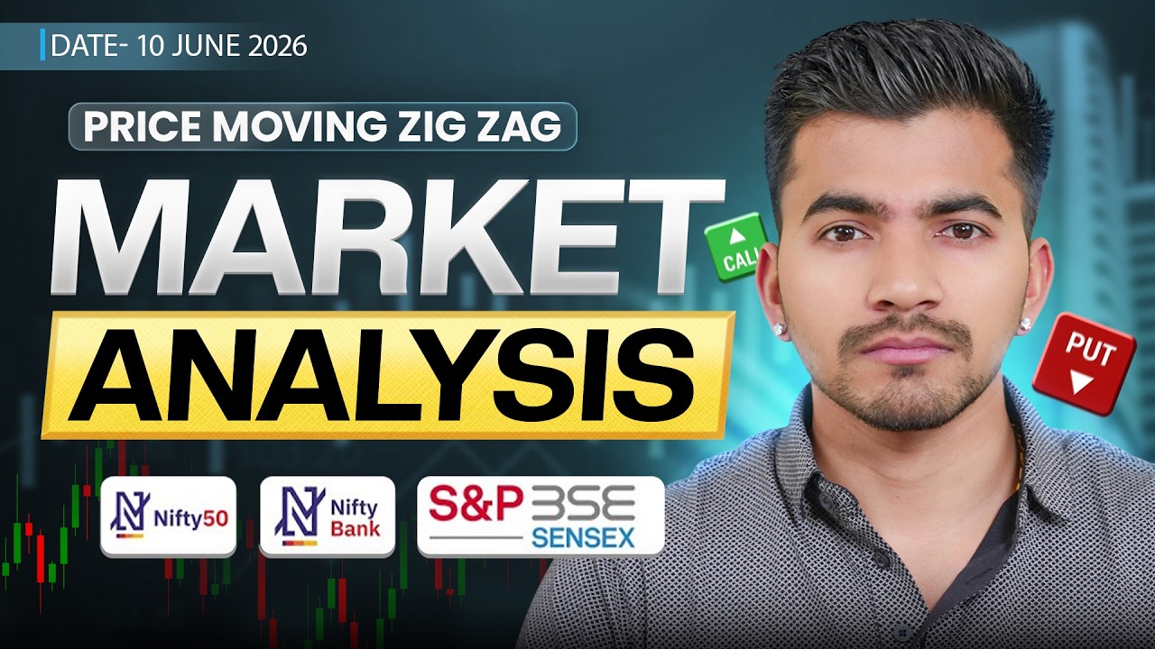 10 June Market Analysis | Nifty & Bank Nifty Prediction | Best Wednesday Trading Setup