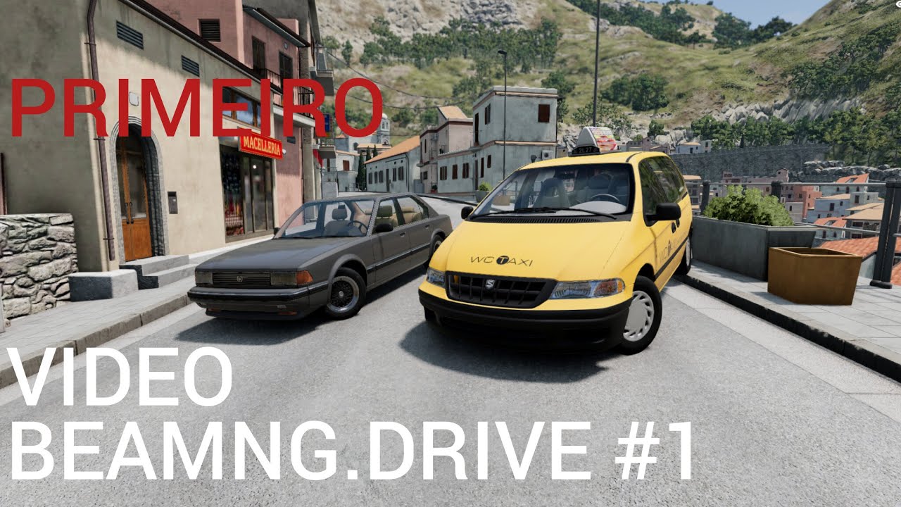 PRIMEIRO VIDEO DO CANAL! Beamng.drive #1