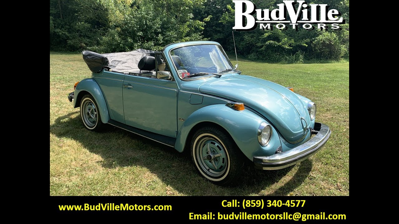 1979 VW Super Beetle Karmann Convertible Fuel Injected Sold $14,500 Budville Motors, LLC