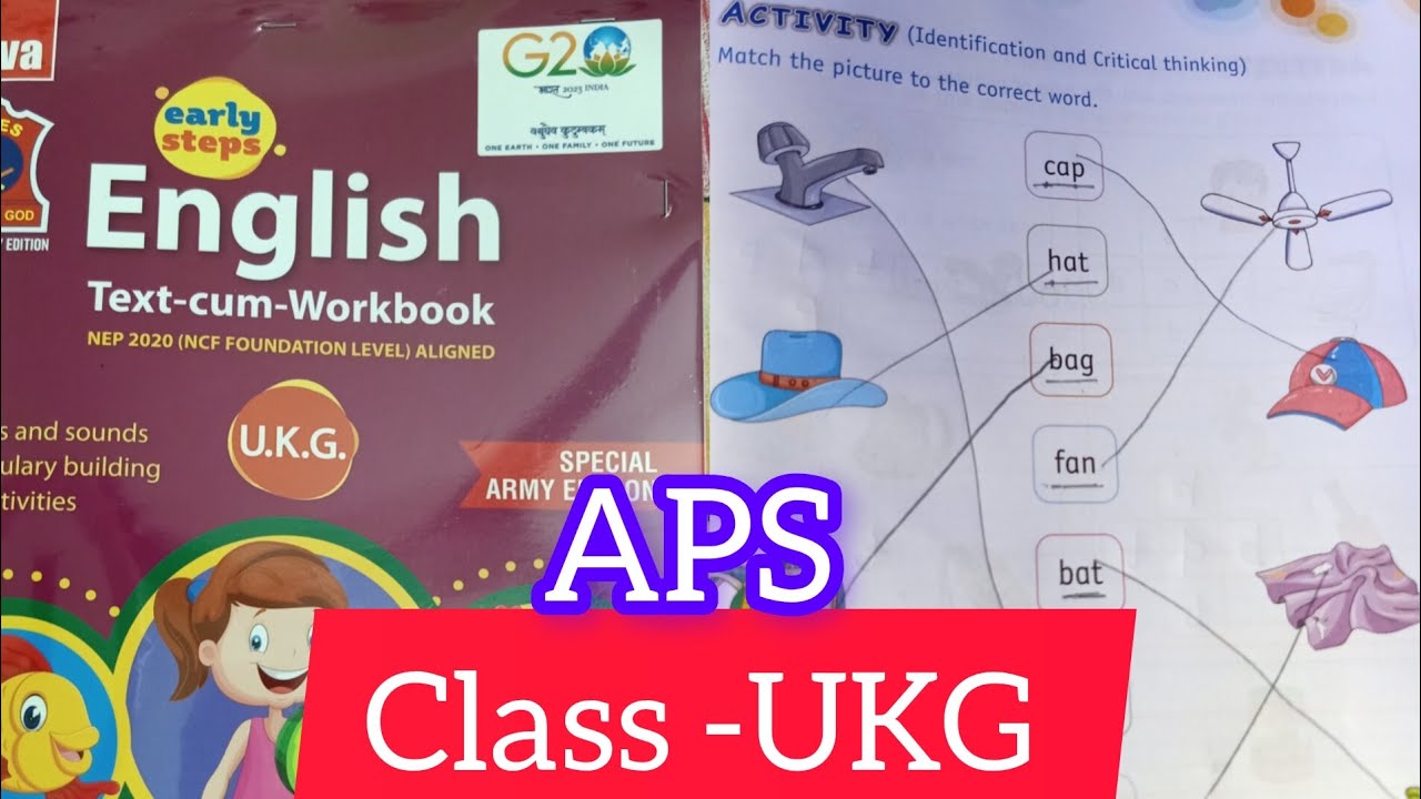 APS Class -UKG English A word Family activity/Bachcho ko English Reading Karna Kaise sikhaye #aps