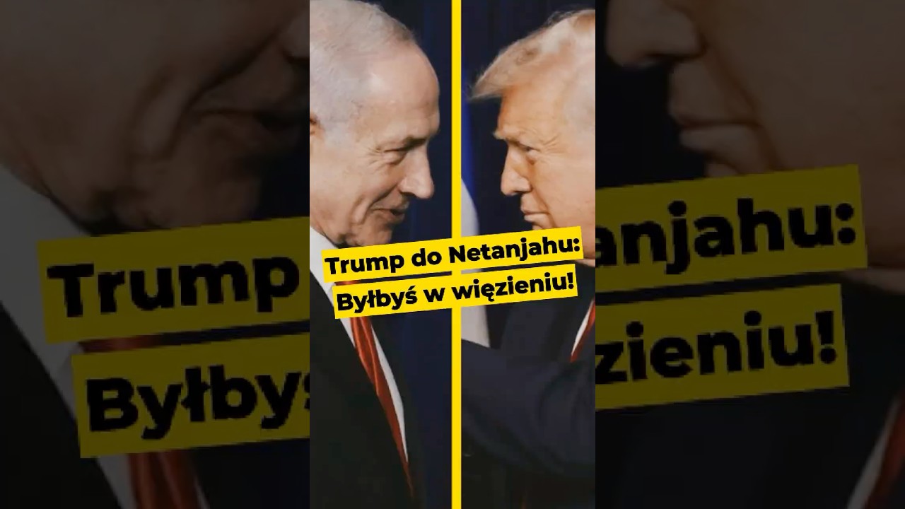 Trump do Netanjahu: Byłbyś w więzieniu! #IPPTVNaŻywo #trump #usa #izrael