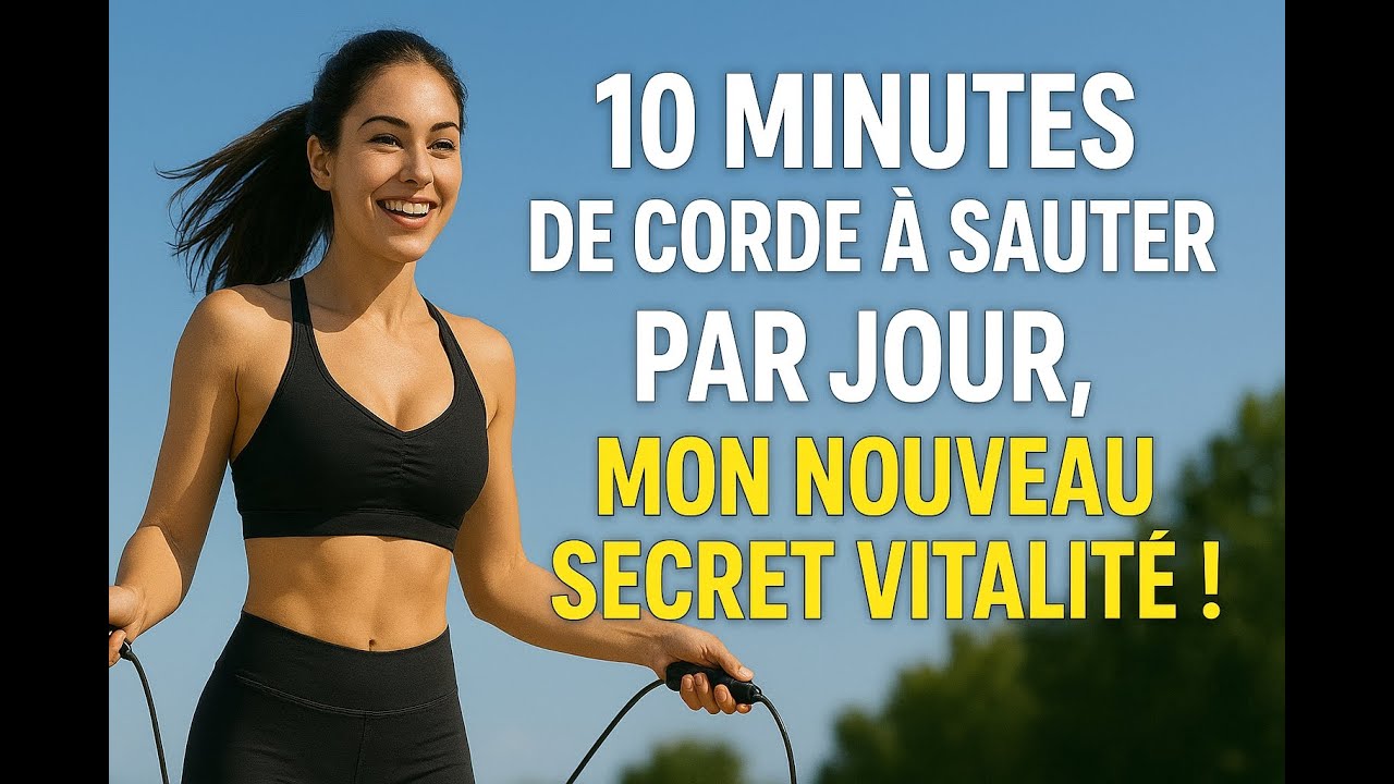 Corde à sauter : 10 minutes par jour, le secret vitalité qui a transformé ma vie 🔥