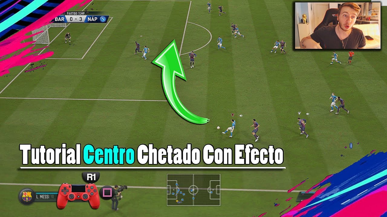 COMO CENTRAR EN FIFA19 - Tutorial Centros Chetados Rasos '  Truco ESPECIAL '