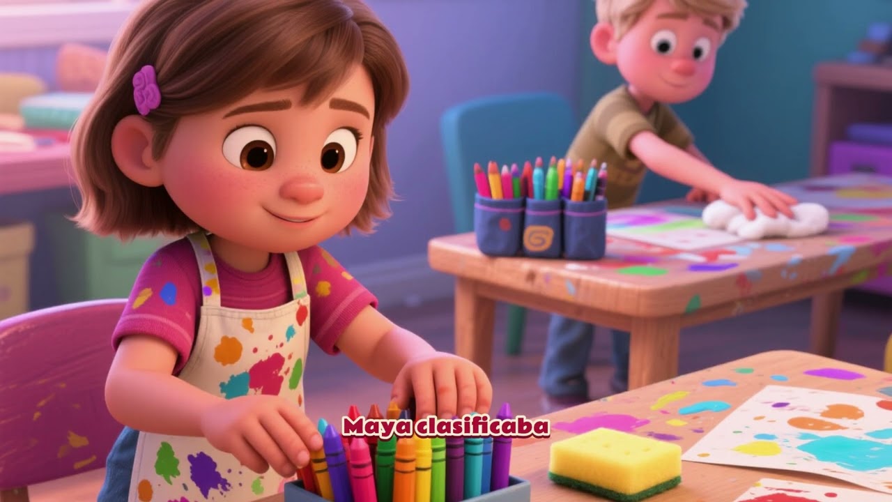 🎨 ¡El Estuche Mágico! ✨ Maya y Teo salvan los colores perdidos - Cuento Infantil sobre Limpieza