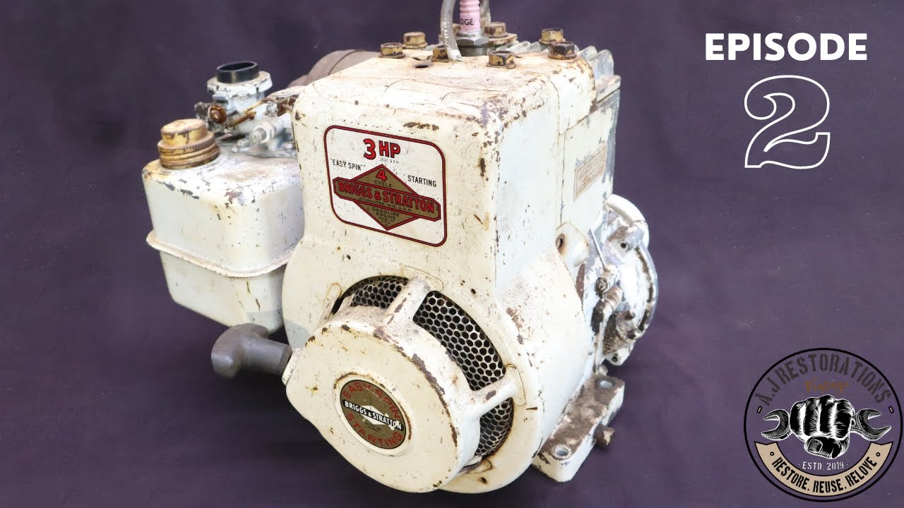 1974 Briggs & Stratton 3HP Motor Restoration [Part 2 of 2]