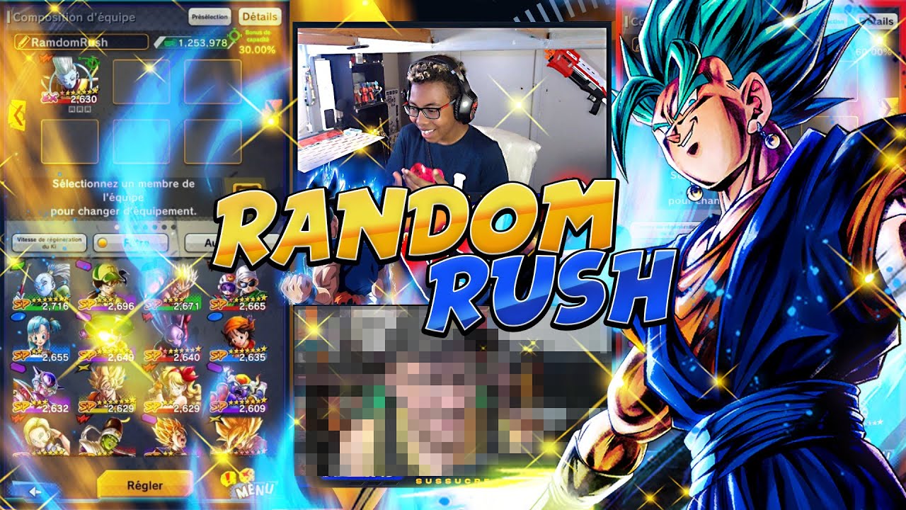 RANDOM RUSH VS INVITÉ DE MARQUE SUR DRAGON BALL LEGENDS
