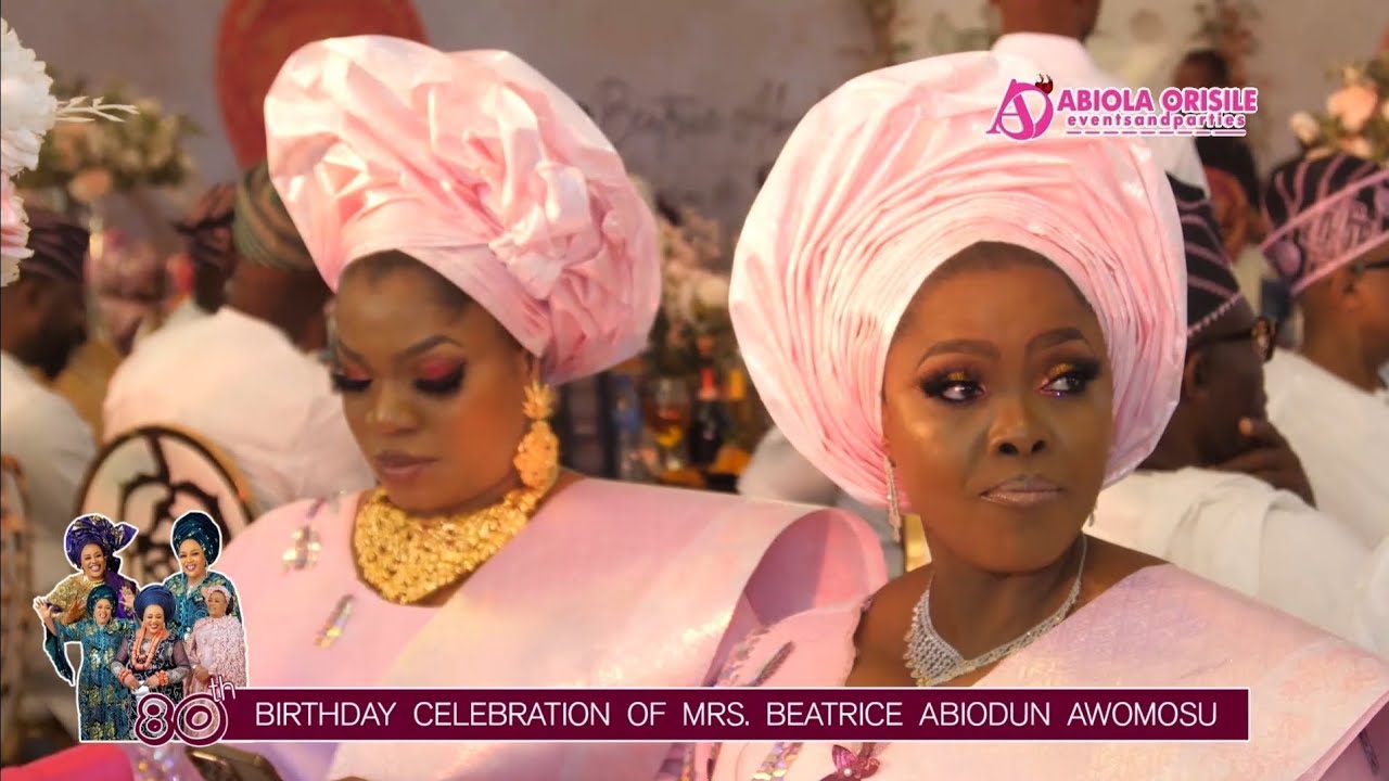 OVER N2.5 MILLION ASO-EBI ROCKED AT JUMMY EXCLUSIVE MUM BIRTHDAY.