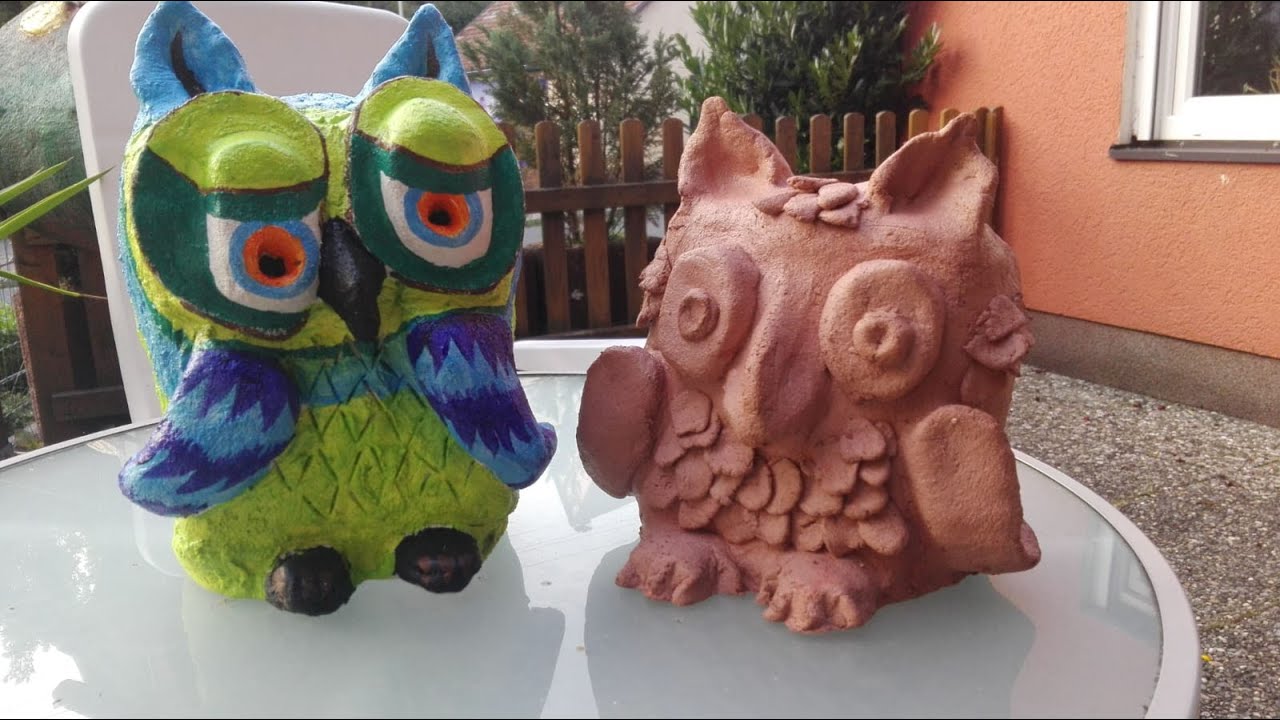 Modelliermasse NonaD Tutorial  / Wir modellieren eine kleine Eule