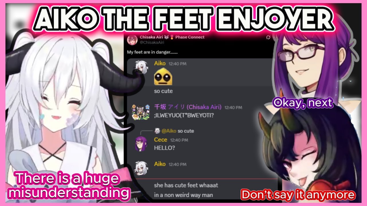 Aiko Tries to Clear Her Name From Feet Enjoyer Allegations 😆 | Aiko Cece Mili Clips #phaseconnect