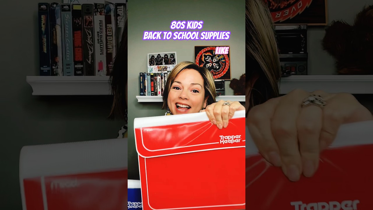 80s Kids Back to school supplies #80snostalgia #80skid #backtoschool