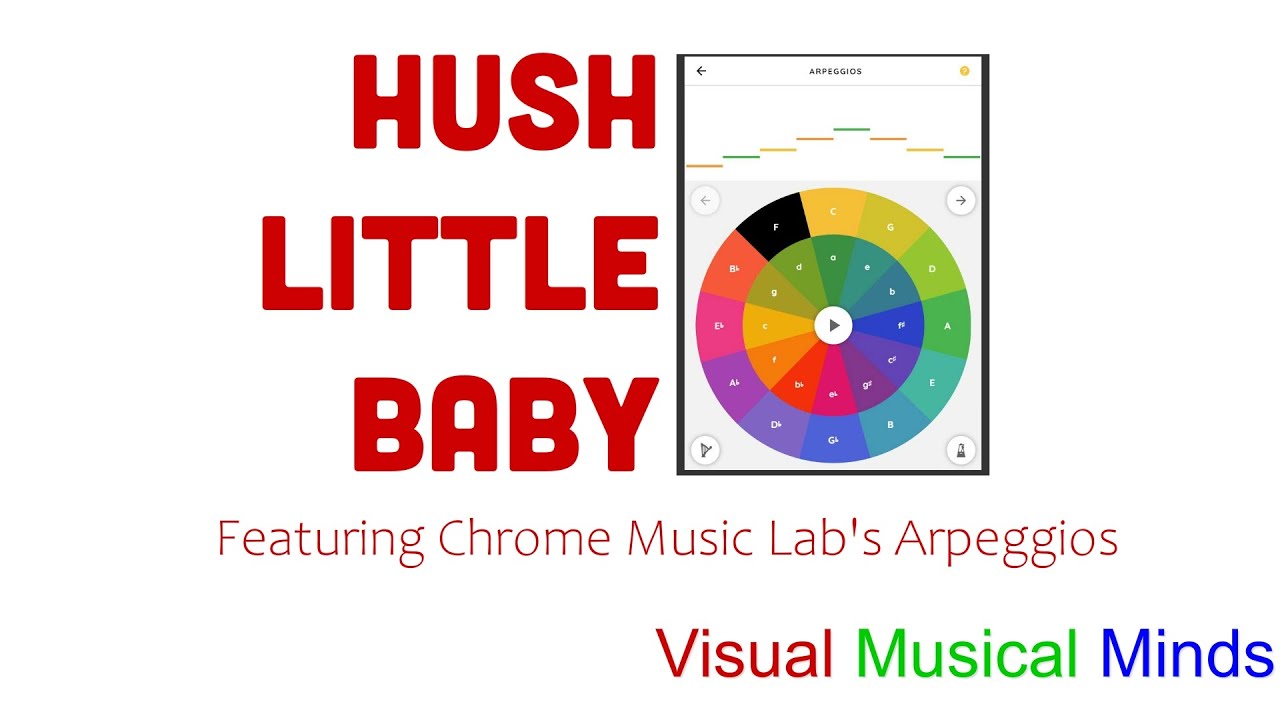 Hush Little Baby featuring Arpeggios by Chrome Music Lab