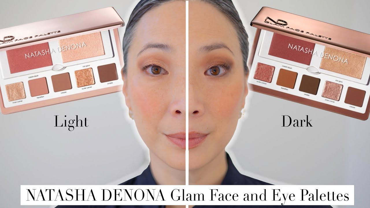 NATASHA DENONA Glam Face and Eye Palettes - LIGHT AND DARK!