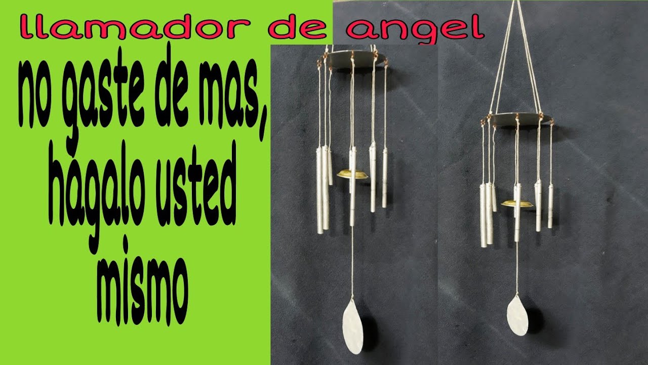 como hacer llamador de angel