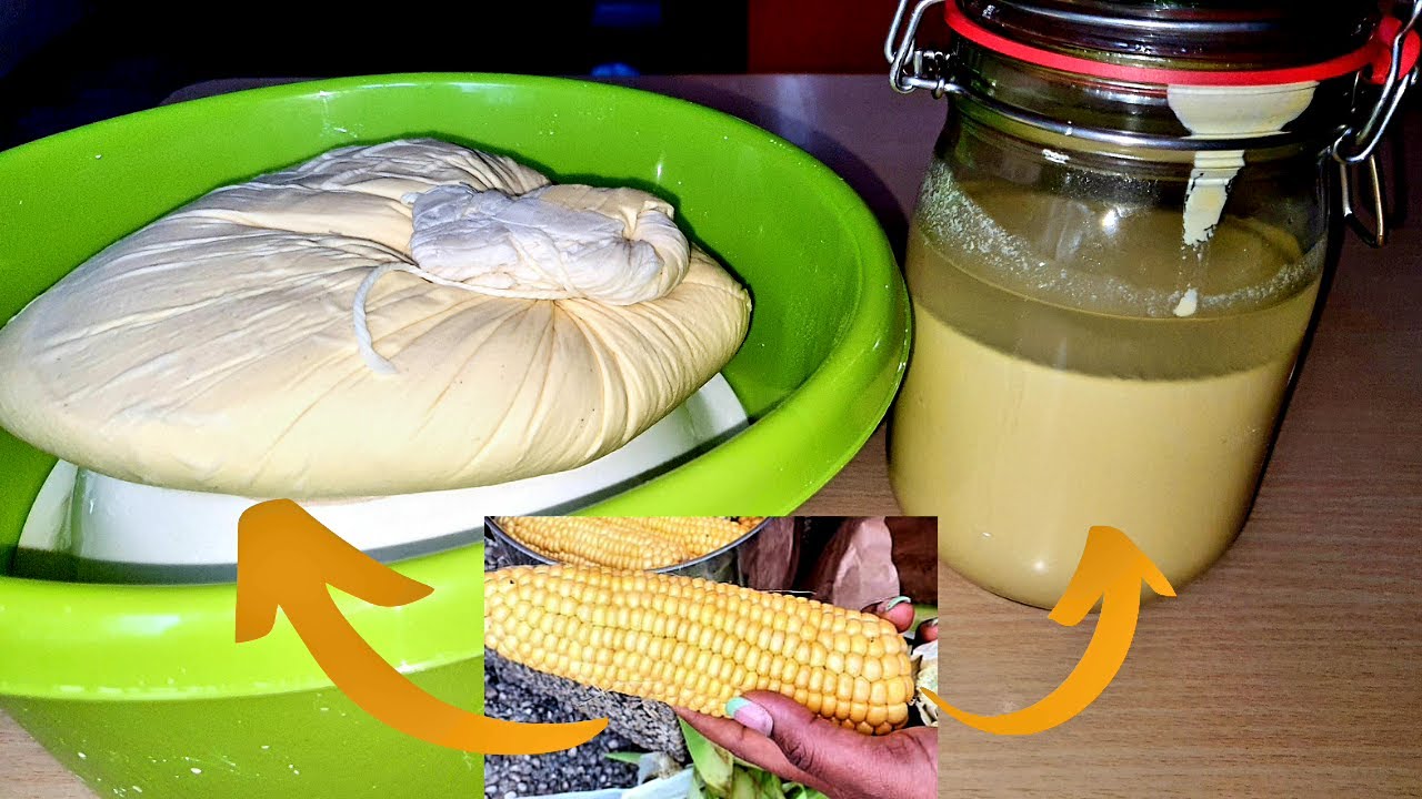 HOW TO MAKE PAP using FRESH CORN for beginners | AKAMU | OGI || Queen T's Kitchen #pap #ogi #akamu