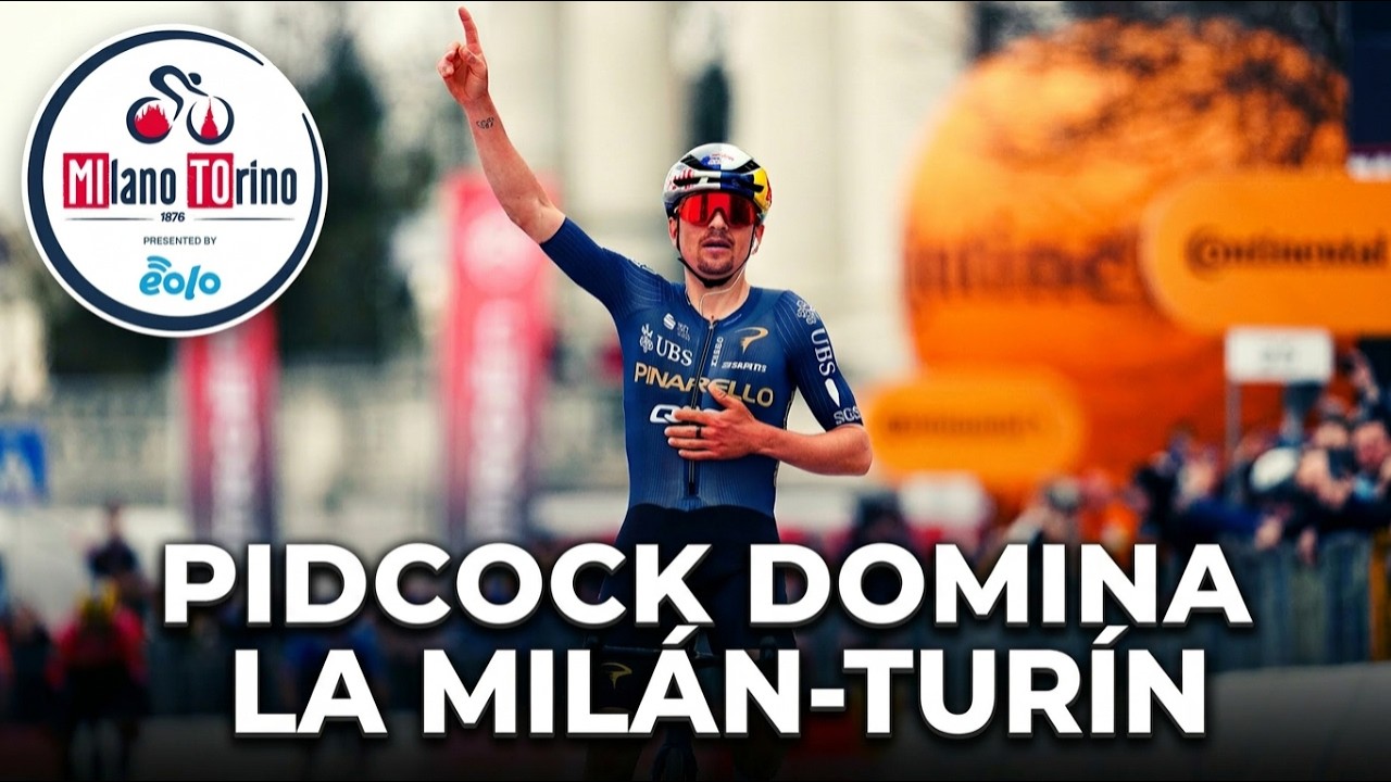 PIDCOCK SE LLEVA LA MILÁN-TURÍN Y UIJTDEBROEKS ILUSIONA EN MOVISTAR TEAM