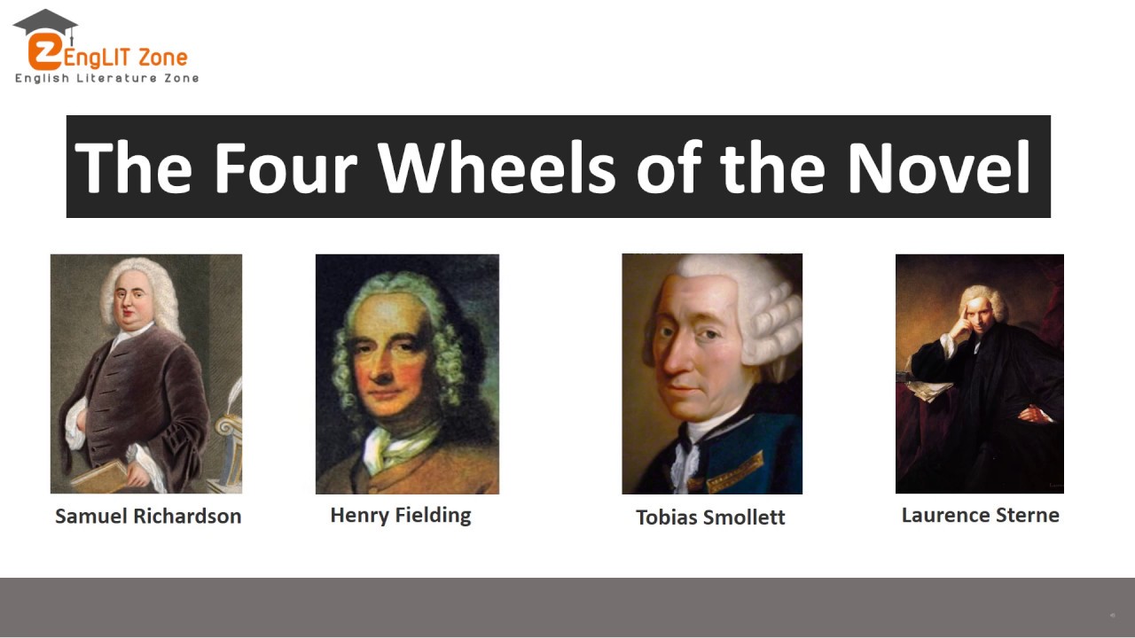 The Four Pillars of English Novel | 18th Century English Novel | Four Wheels of English Novel