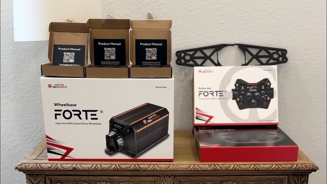 Asetek Sim Sports Unboxing! Thank you #AsetekMan @MattMaloneTV