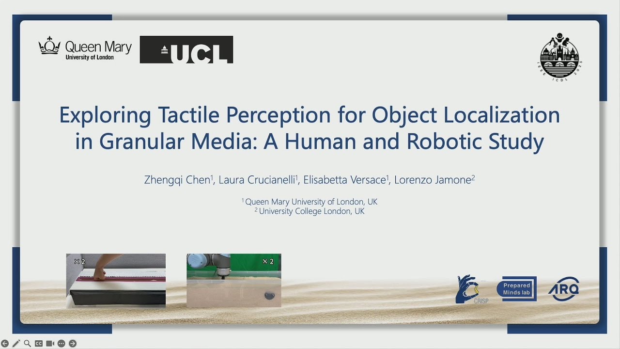 Z. Chen et al.: Exploring Tactile Perception for Object Localization in Granular Media: A Human and…