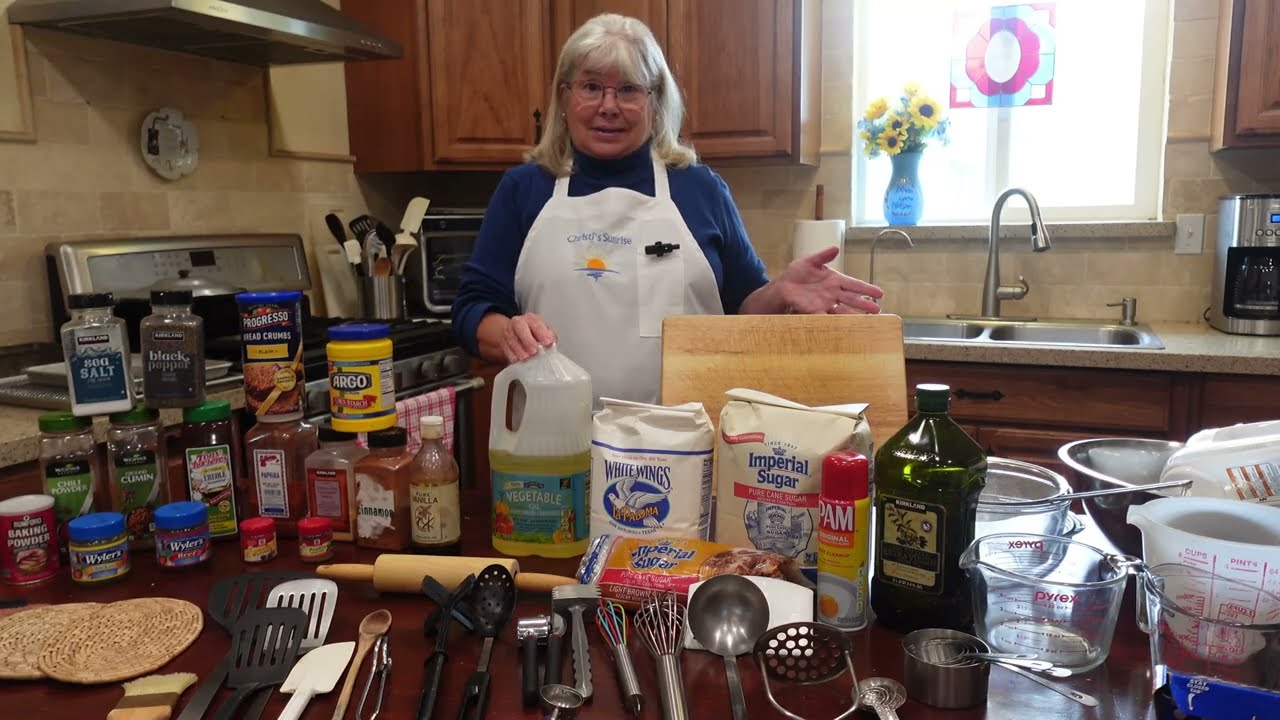 How to set up a kitchen for cooking