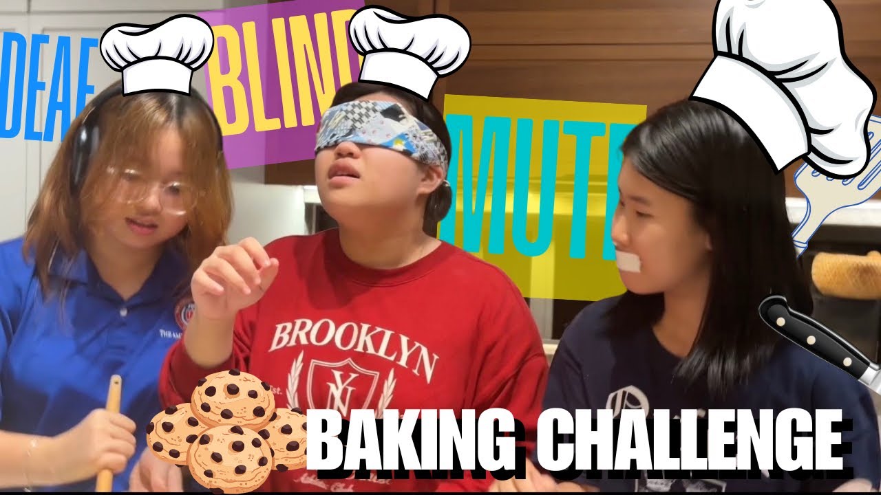 BLIND DEAF MUTE Baking Challenge [Eng Sub]