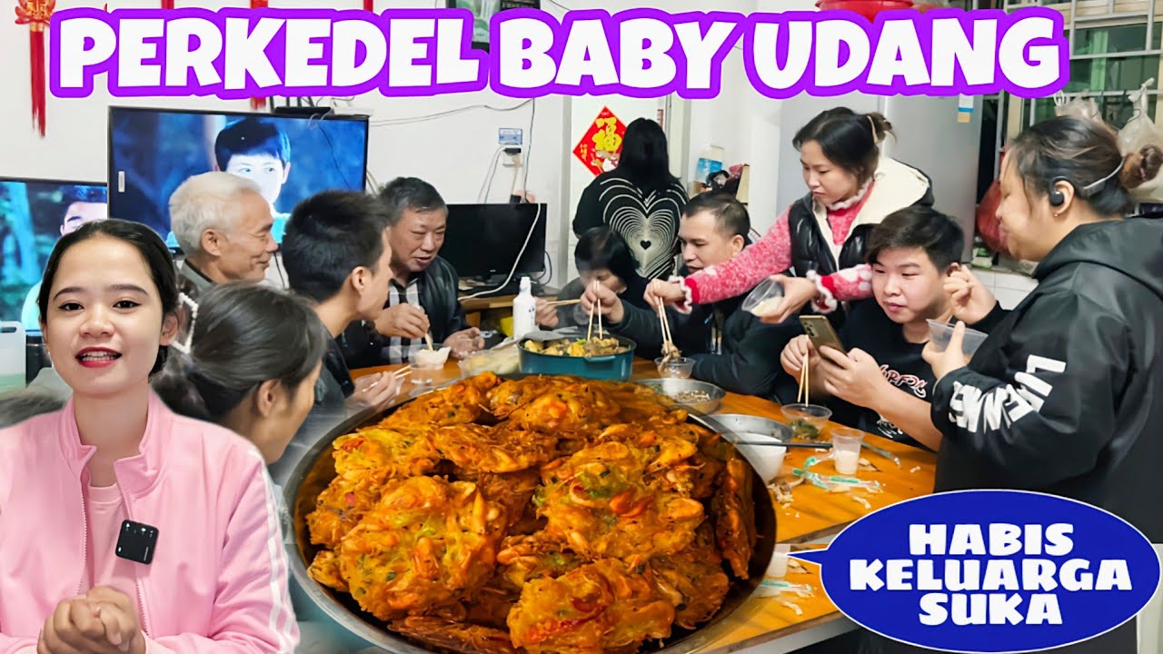 BAWA BAKWAN UDANG KEUNDANGAN MAKAN MALAM KELUARGA,PERKEDELNYA JADI REBUTAN ‼️