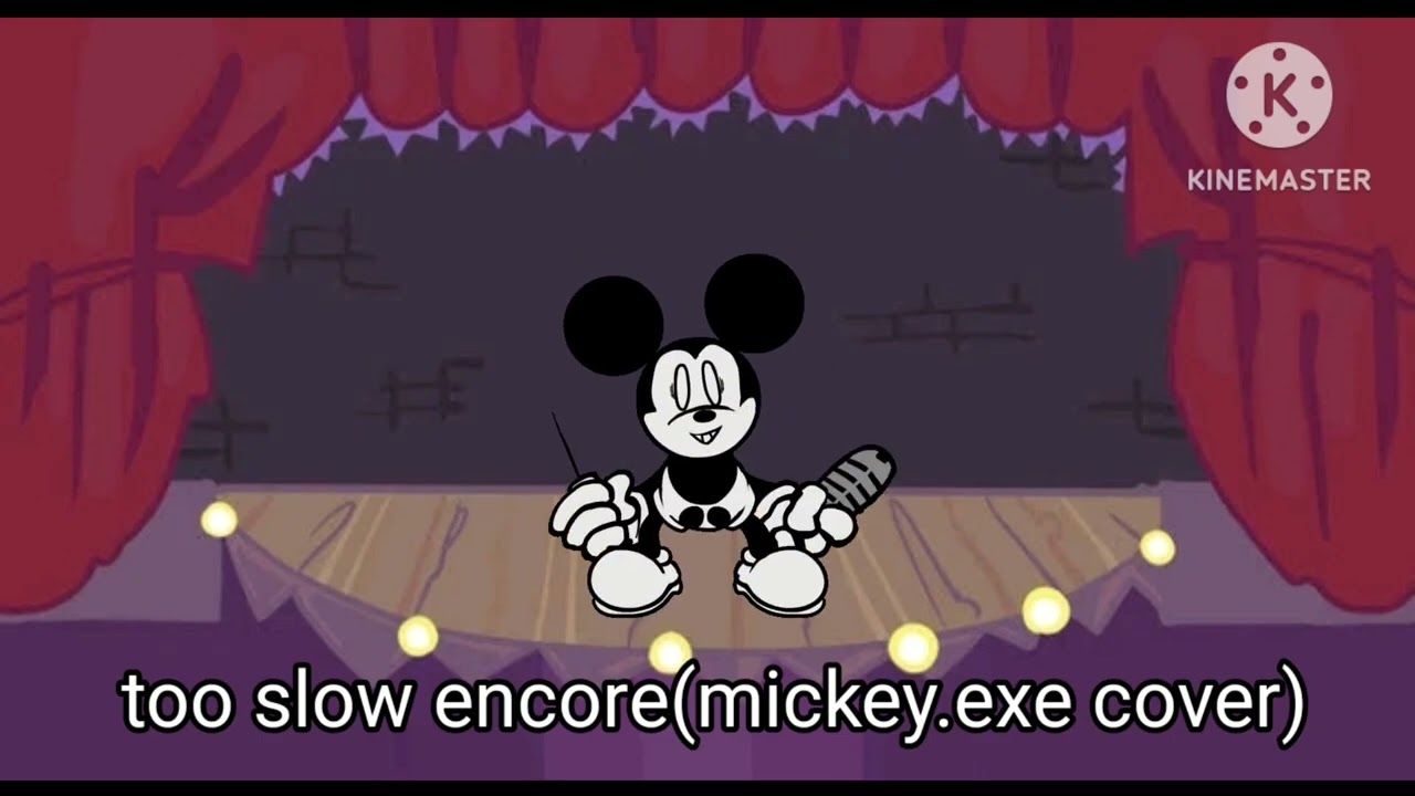 Fnf too slow encore(mickey.exe cover)