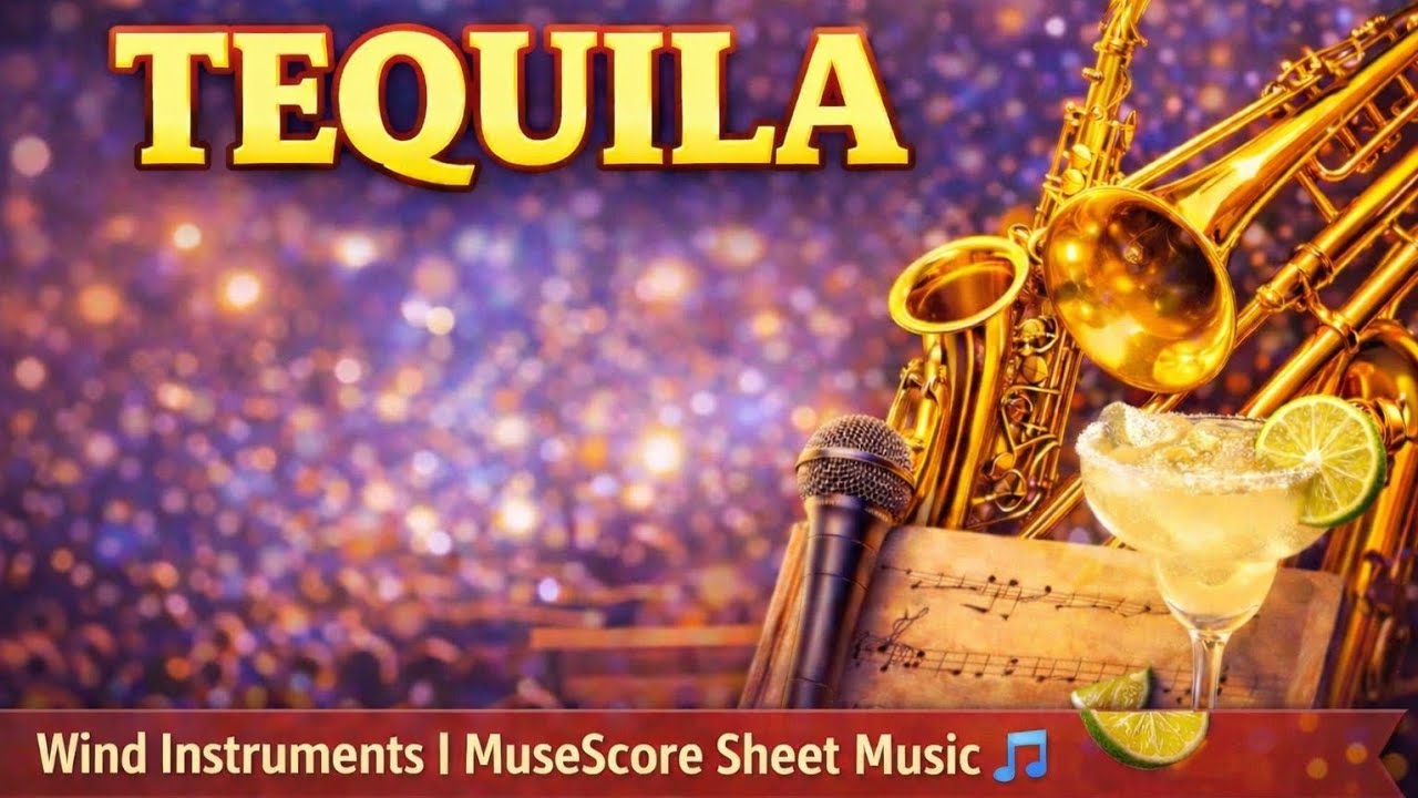 Tequila – Wind Instruments | MuseScore Sheet Music Arrangement 🎺🎷