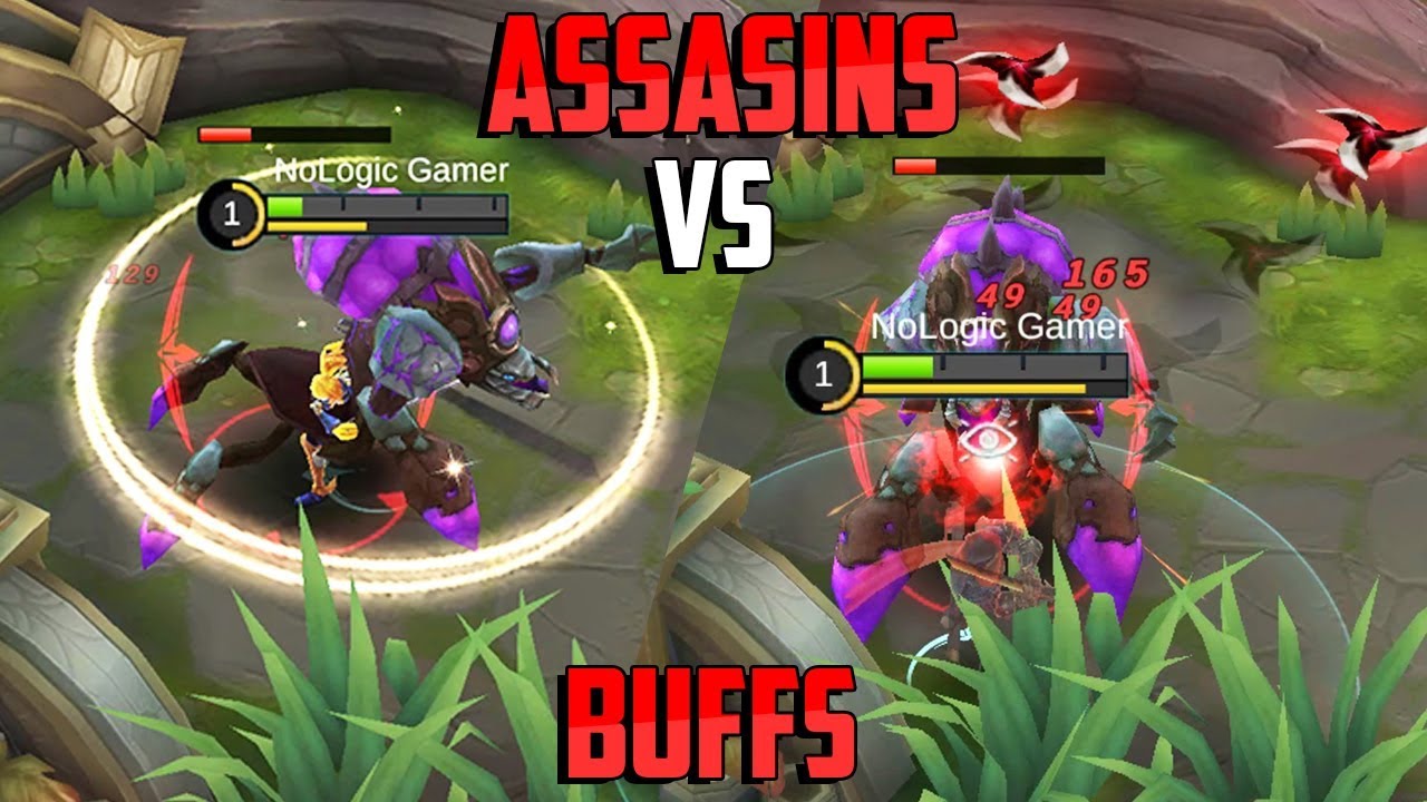 CAN ALL ASSASINS SOLO NEW BUFF AT LEVEL 1? | MOBILE LEGENDS - EXPERIMENTS | MLBB