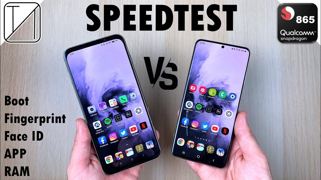 Black Shark 3 Pro vs Galaxy S20 Ultra Speed Test
