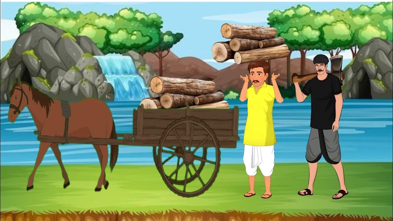 Lakadhara Ki Kahani | Gareeb Lakadhare Aur sone ki biscuit Ki Kahani | Hindi Moral Story