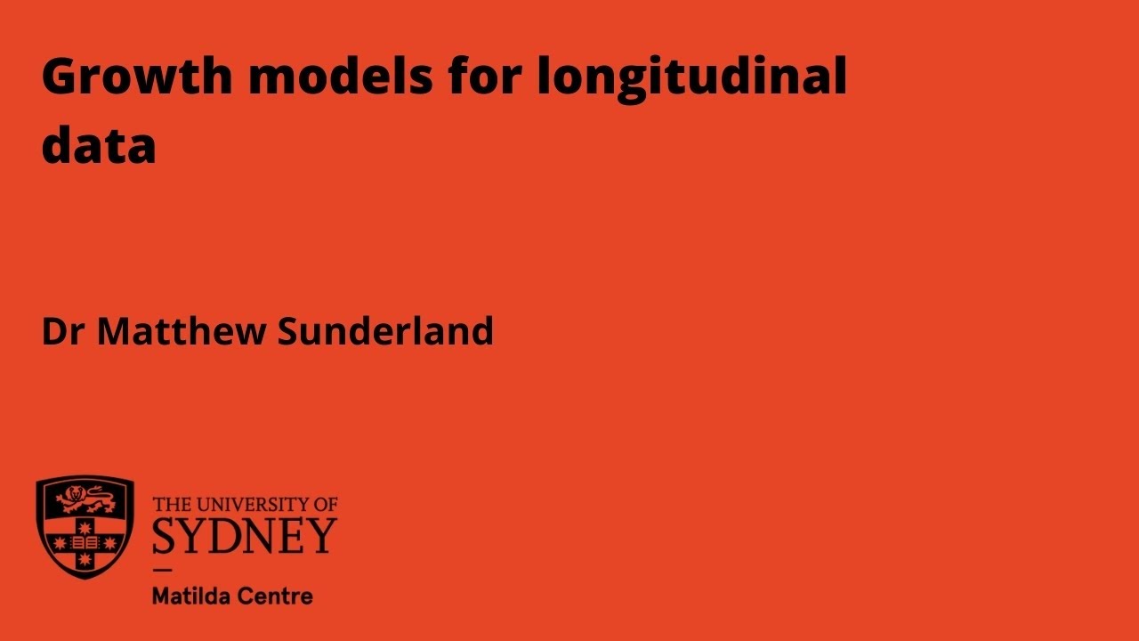 Growth models for longitudinal data