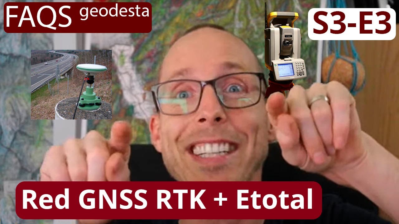 Diseñar una red GNSS RTK con estación total