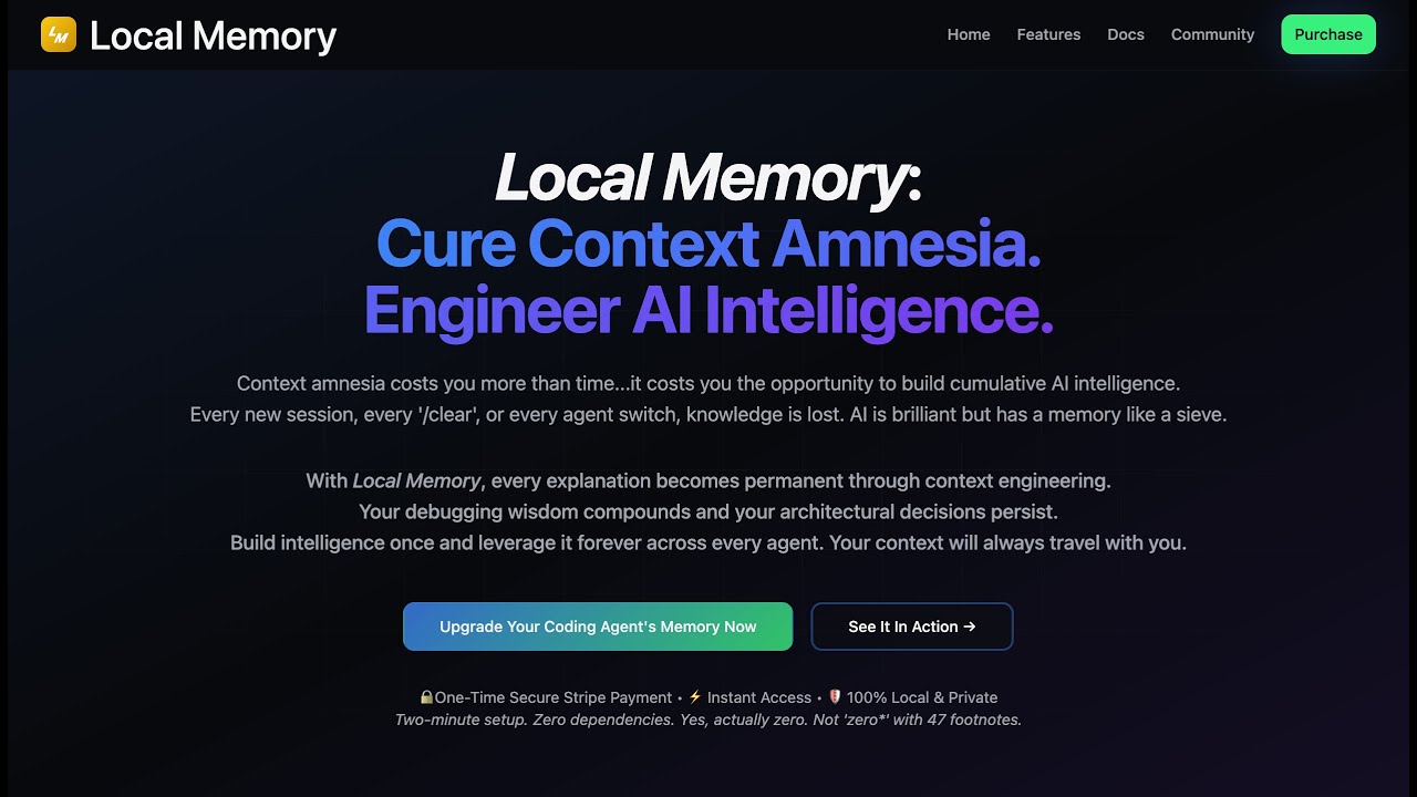 Local Memory - Supply Chain & Logistics Use Case
