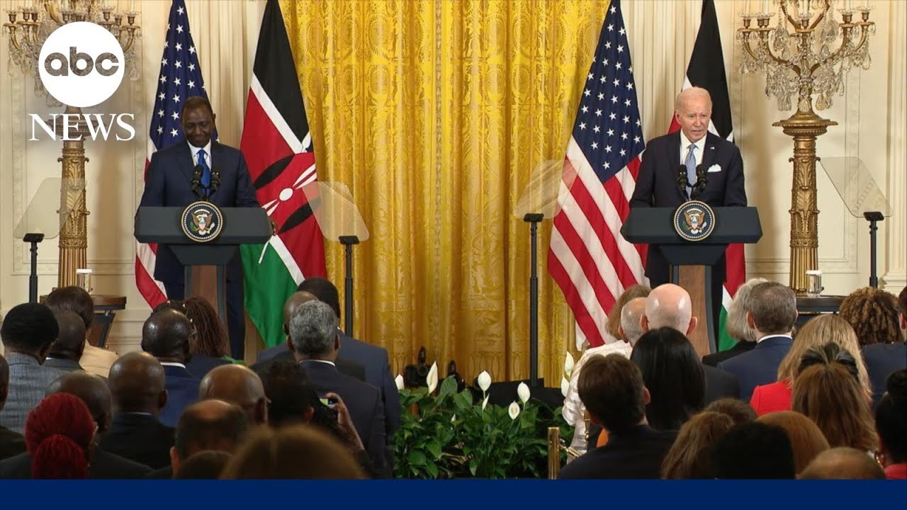 President Biden and Kenyan President William Ruto give remarks