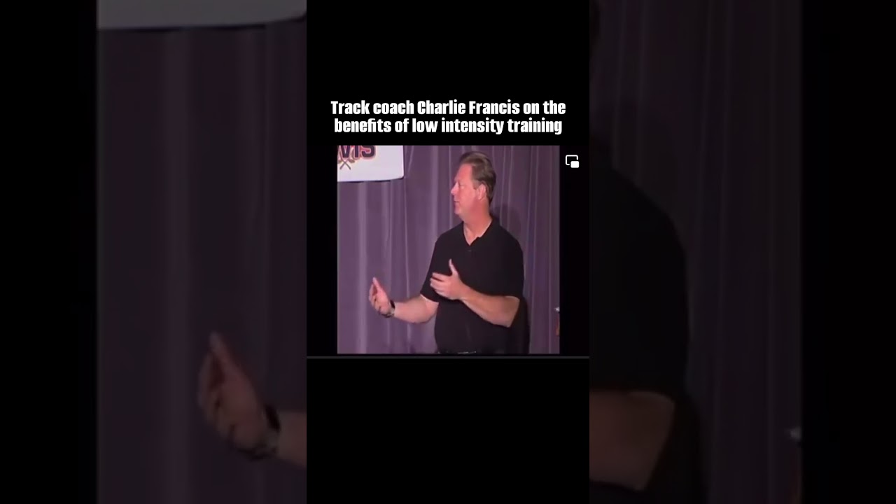 Coach Charlie Francis on benefits of low intensity training