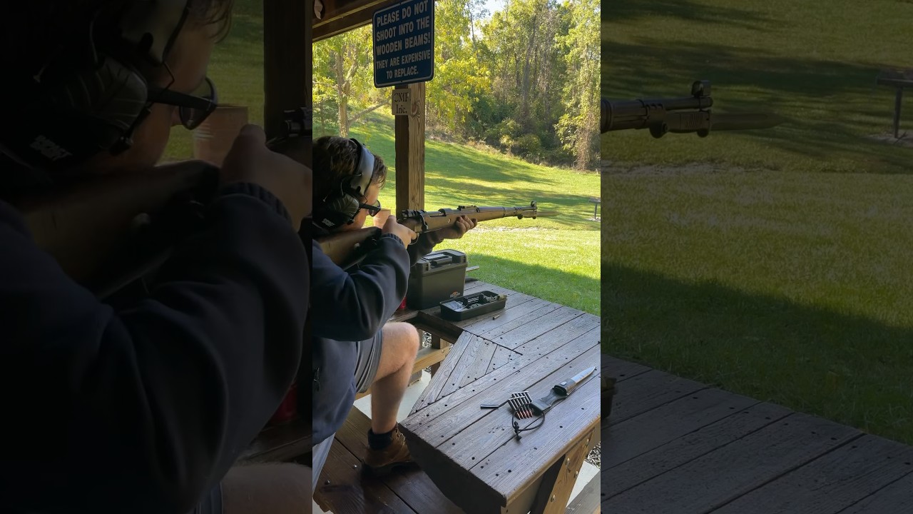 German Kar98k Mauser BYF 43 at the Range