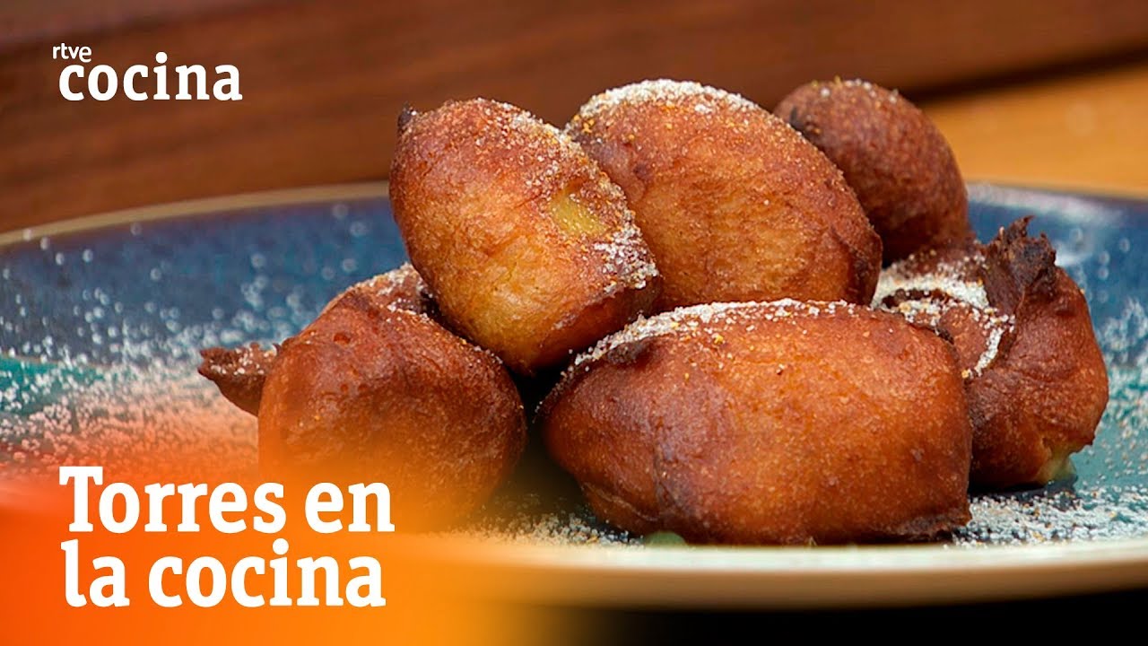 Cómo hacer buñuelos de melocotón - Torres en la Cocina | RTVE Cocina