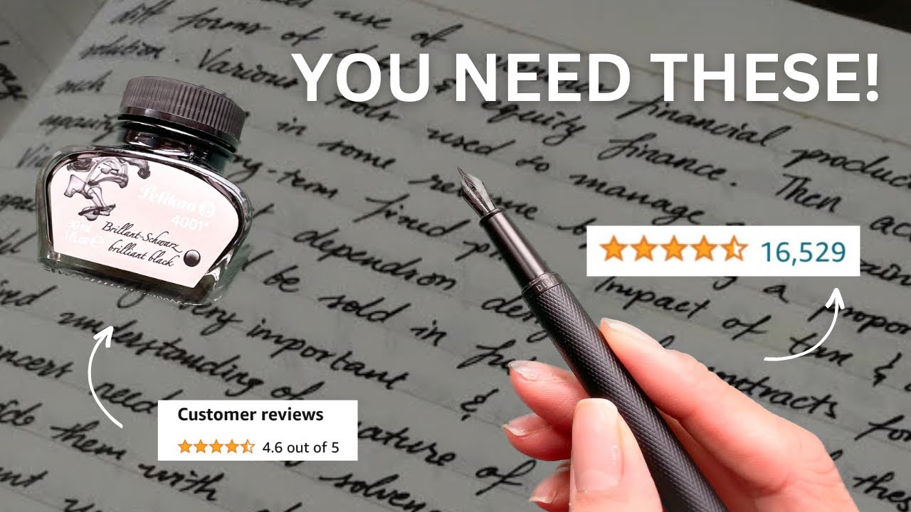 ЛУЧШИЕ перьевые ручки и чернила на Amazon! ОБЯЗАТЕЛЬНО к покупке для начинающих пишущих ручек!